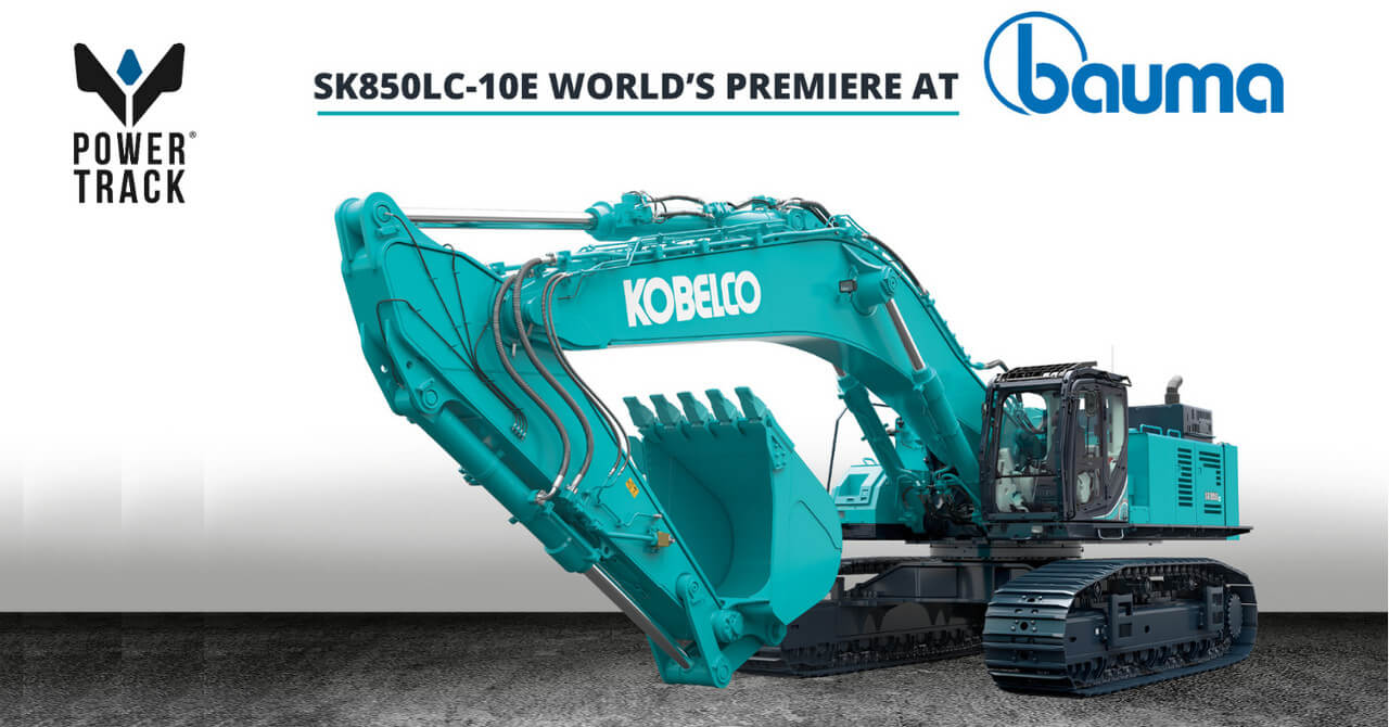 SK850LC-10E: Kobelco presenta il suo nuovo escavatore, il più grande d'Europa.